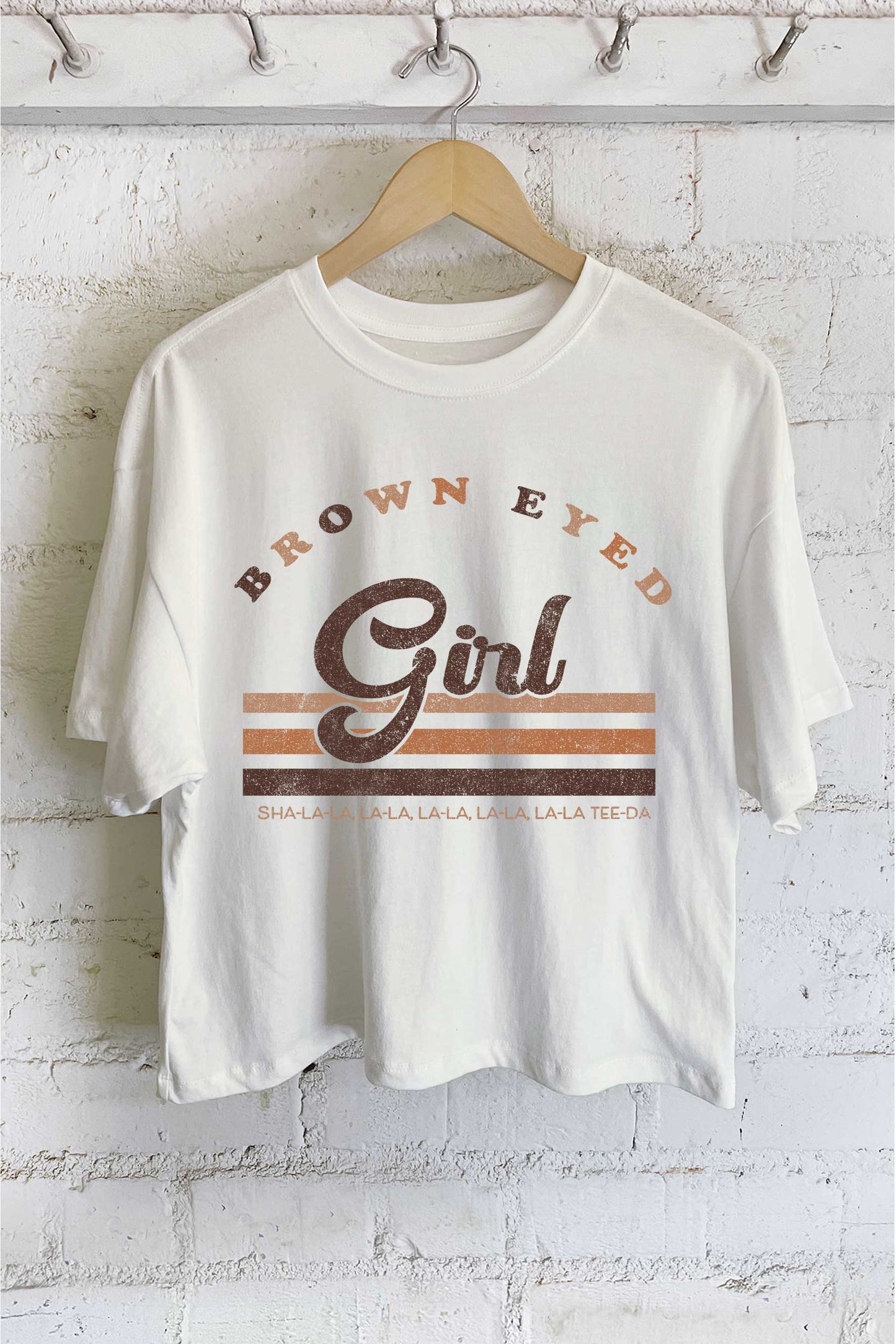 BROWN EYED GIRL LONG CROP TOP: mint