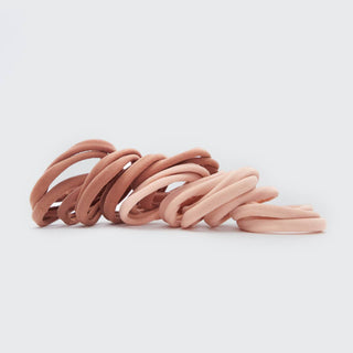 Nylon Elastics 20pc - Blush