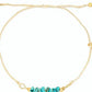 DAINTY TURQ CHARM BRAC