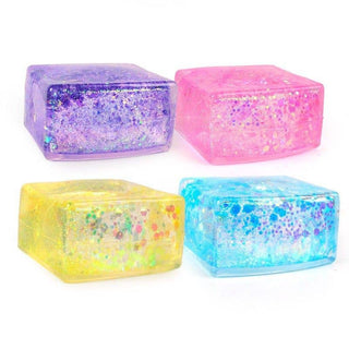 Slow Rebound Stress Relief Cube Toy For Adults And Kids: Tofu Aurora Malt Sugar 1