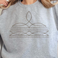 Western Boot Stitch Sweatshirt -XL / White Tee