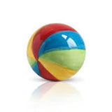 Colorful beach ball on a white background