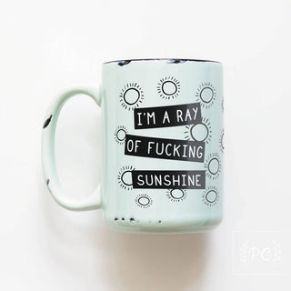 I'm A Ray Of Fucking Sunshine | Ceramic Mug: Yellow