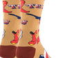 Texas Love | Men's Cotton Crew Funny Socks 9503