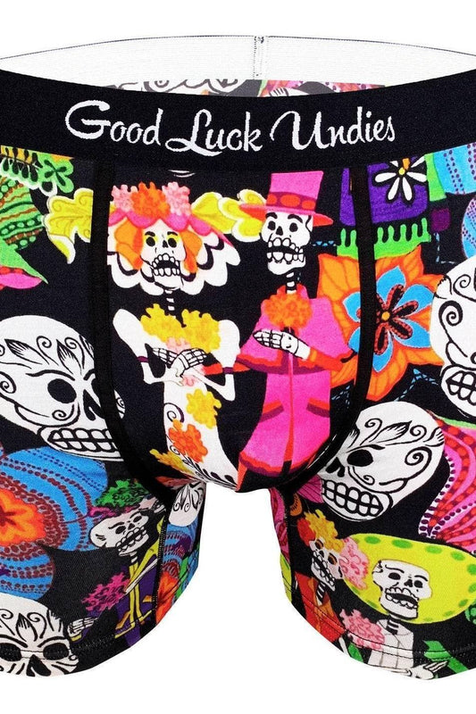 Men's Day Of The Dead Underwear: Medium (Size 32-34)