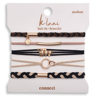 K'Lani Connect Hair Tie Bracelet Set