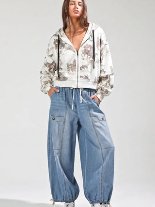 CORINNE HORSEY ZIP UP 80014