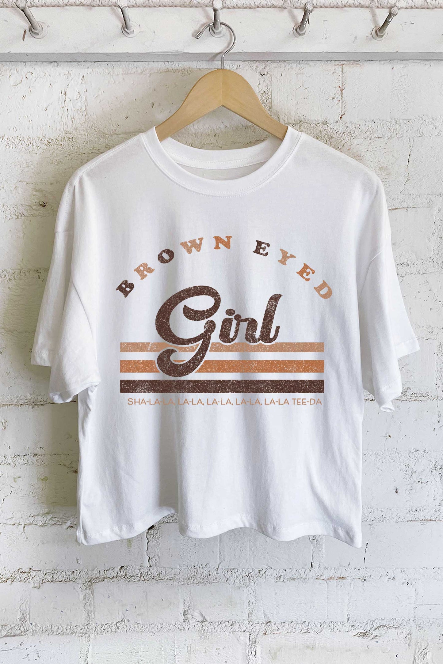 BROWN EYED GIRL LONG CROP TOP: mint