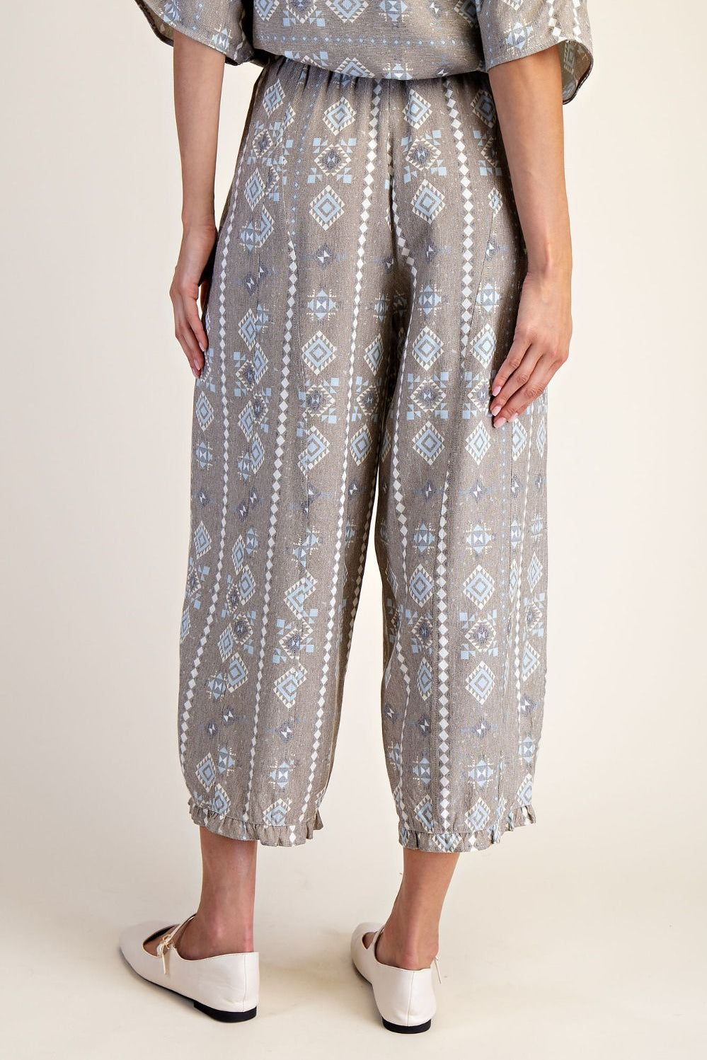 EASEL ATHENA PRINT PANT 57892