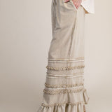 TERRY PANT in LATTE 90214