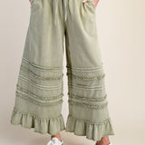TERRY PANT in LATTE 90214