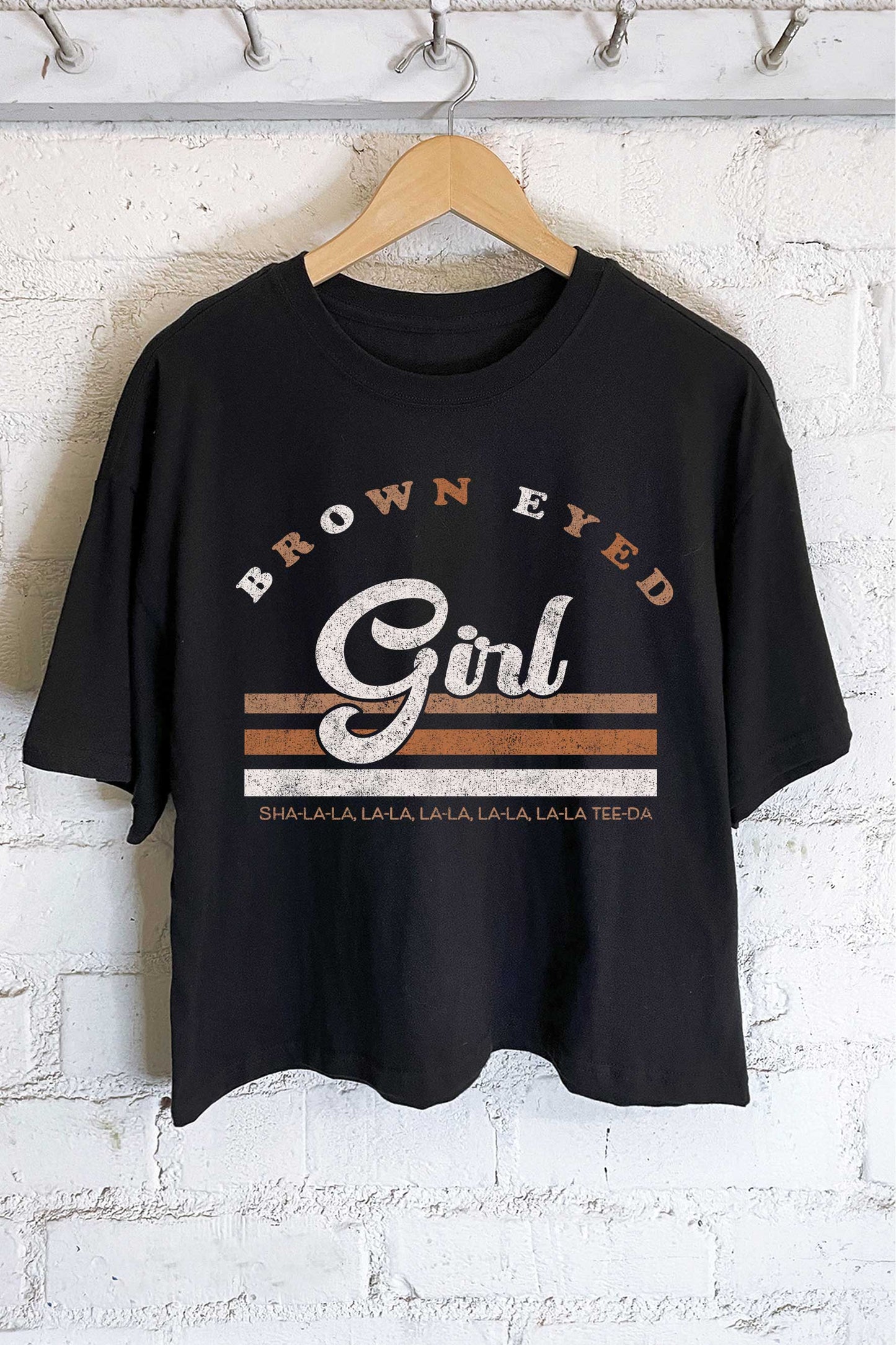 BROWN EYED GIRL LONG CROP TOP: mint