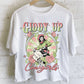 GIDDY UP LONG CROP TOP: Dusty mint