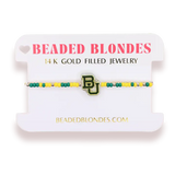 BEADED BLONDE COLLEGE JEWELRY