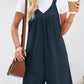 V-neck romper in Black 4523