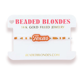 BEADED BLONDE COLLEGE JEWELRY