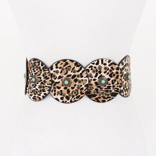 LEO BELT w/TURQ/GOLD