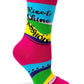Rise and Shine Asshole Women's Crew Socks With Cats