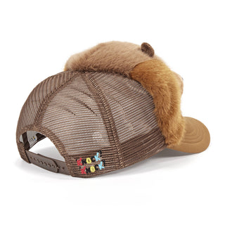 Beaver | Plush Animal Trucker Hat Mesh Cap