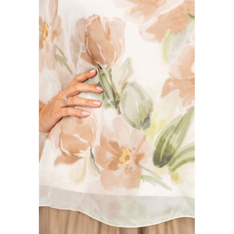 FRANCES SILK TOP 1688OLF