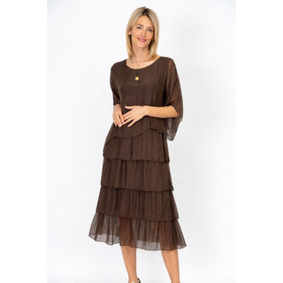 SUTTON  SILK DRESS 7087