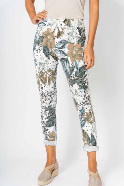 MADE IN ITALY LEAF JEGGING