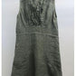 MADE IN ITALY LINEN BALLOON W/RUFFLE DRESS 3131