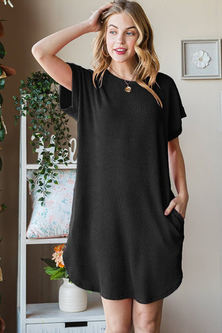 CAMRYN RIBBED DRESS 6807