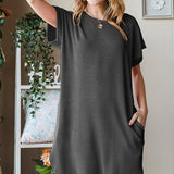 *CAMRYN RIBBED DRESS 6807