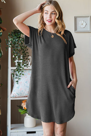 CAMRYN RIBBED DRESS 6807