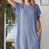 *CAMRYN RIBBED DRESS 6807