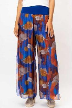 X MADE IN ITALY SILK PANT 2184