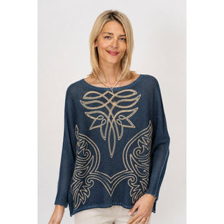 Aspen Tribal Batwing Sweater 0612