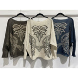 Aspen Tribal Batwing Sweater 0612