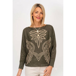 Aspen Tribal Batwing Sweater 0612