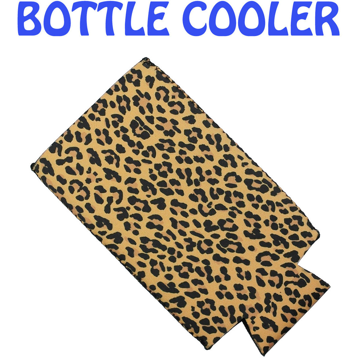 Leopard Tall Bottle Koozie