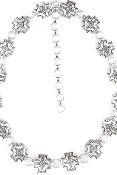 Concho belt in Cross w/ring closure