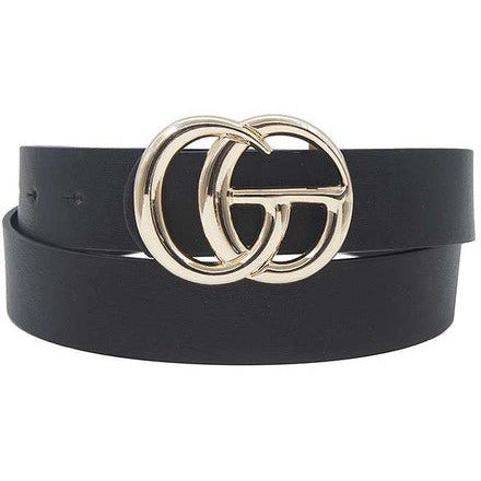 R10 BELT in solid w/Gooshe Buckle (4 colors)
