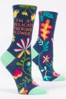 B01 SOCK 468 DELICATE flower women's crew