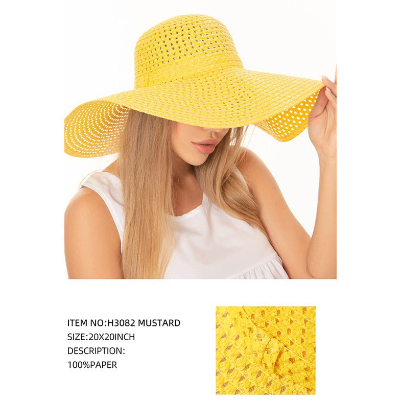 Wendy Wide Brim Sunning Hat ~ 5 colors