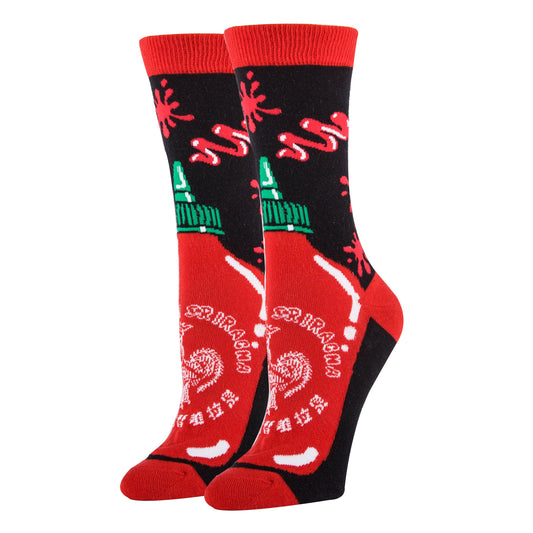 Awesome Sauce | Women's Cotton Crew Funny Socks