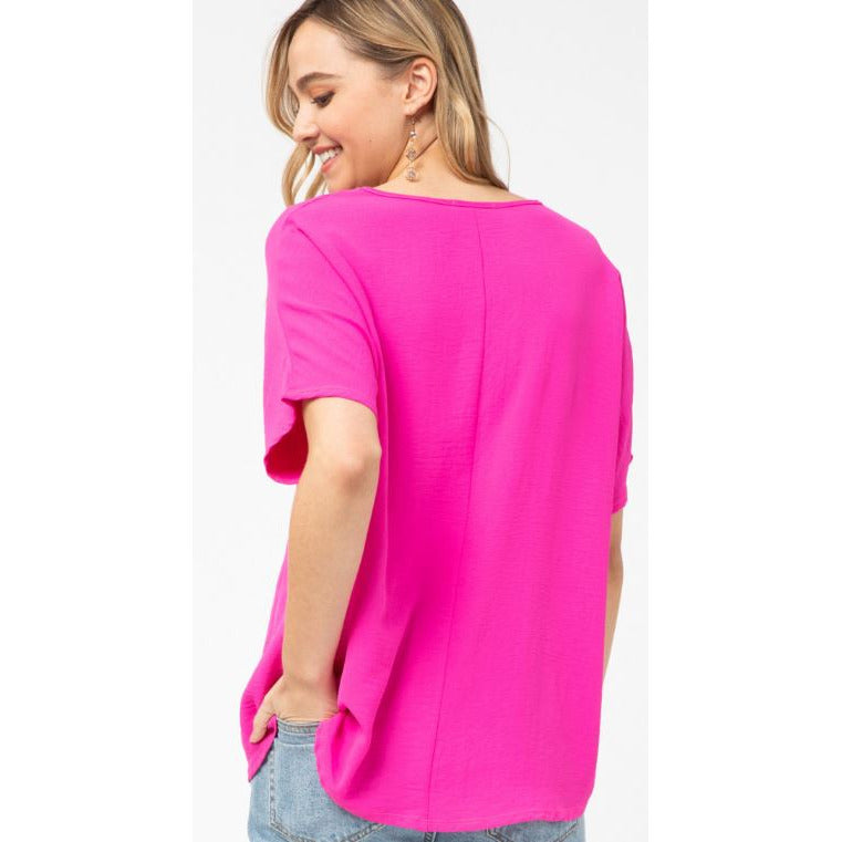 ENTRO EVERYDAY TOP HOT PINK TOP 4561