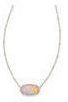 KENDRA SCOTT ELISA NECKLACE RHODIUM