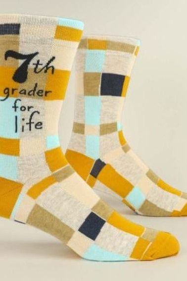B01 SOCKS Z MEN'S 884- 7TH GRADER FOR LIFE