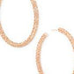 KENDRA SCOTT MAGGIE 2.5' HOOP EARRINGS ~ Rosegold