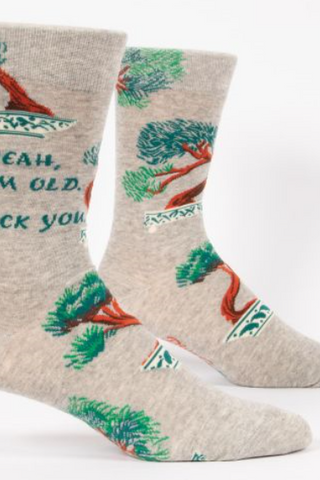 MEN’S SOCKS 872 YEAH, I'M OLD F-YOU