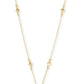 KENDRA SCOTT NOLA SHORT PENDANT NECKLACE ~ RHODIUM PLAT DRUSY