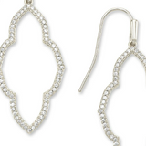 KENDRA SCOTT ABBIE OPEN FRAME EARRINGS ~ 2 COLORS, 2 SIZES