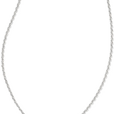 KENDRA SCOTT JULIETTE PENDANT NECKLACE GOLD WHITE CRYSTAL or RHODIUM