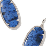 KENDRA SCOTT ELLE DROP EARRINGS in RHODIUM